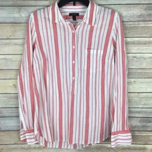 JCREW Cotton Striped Button Down